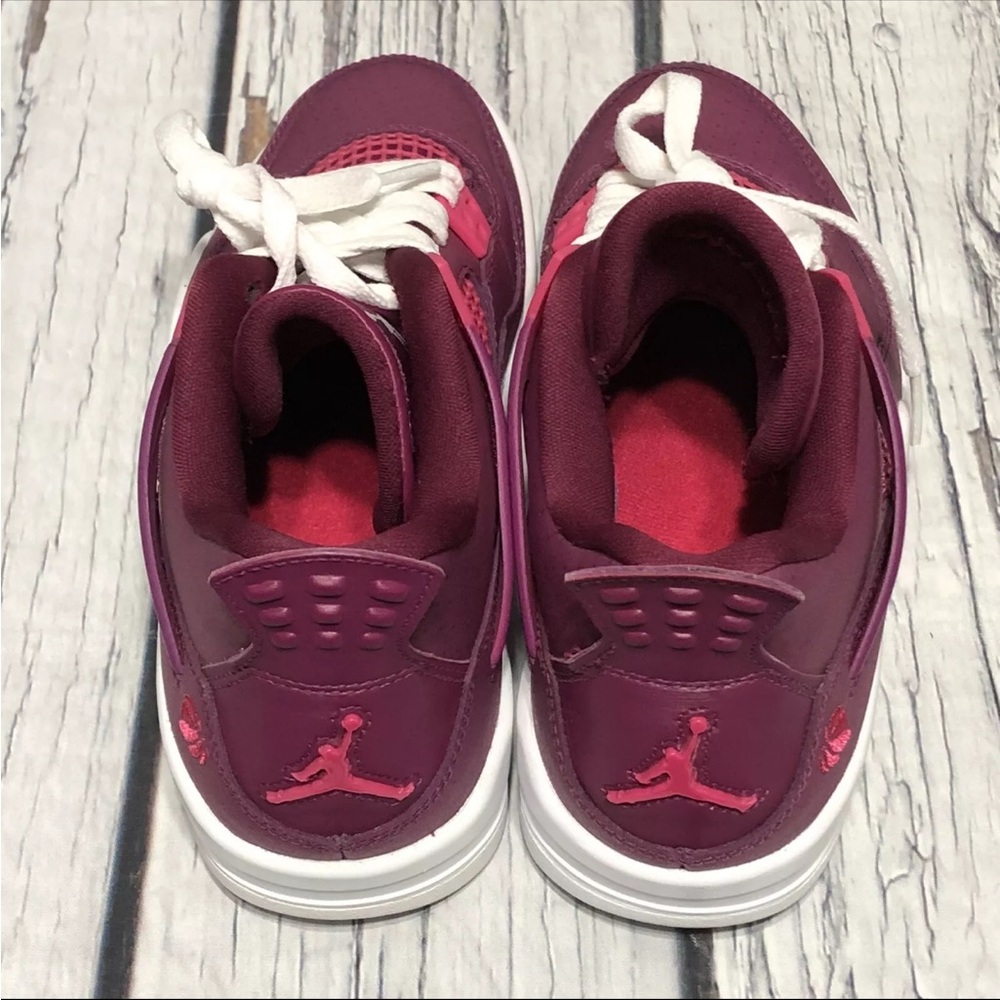 Air Jordan 4 Retro Size 7y..women 8.5..487724-661 For The Love of the Game Berry - Picture 3 of 4